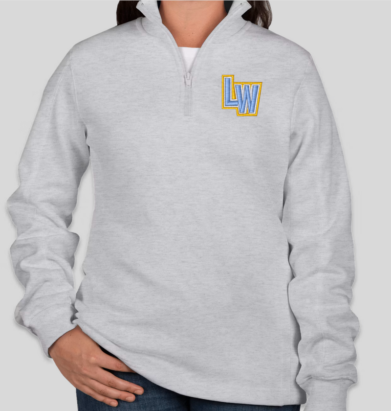 Ladies 1/4 Zip Sweatshirt
